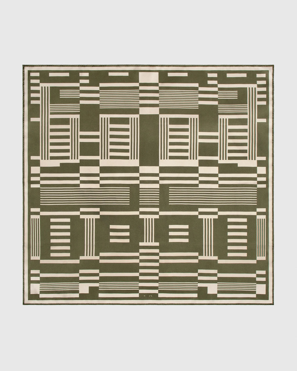 Maison d'Etto Moss Green Stable Scarf