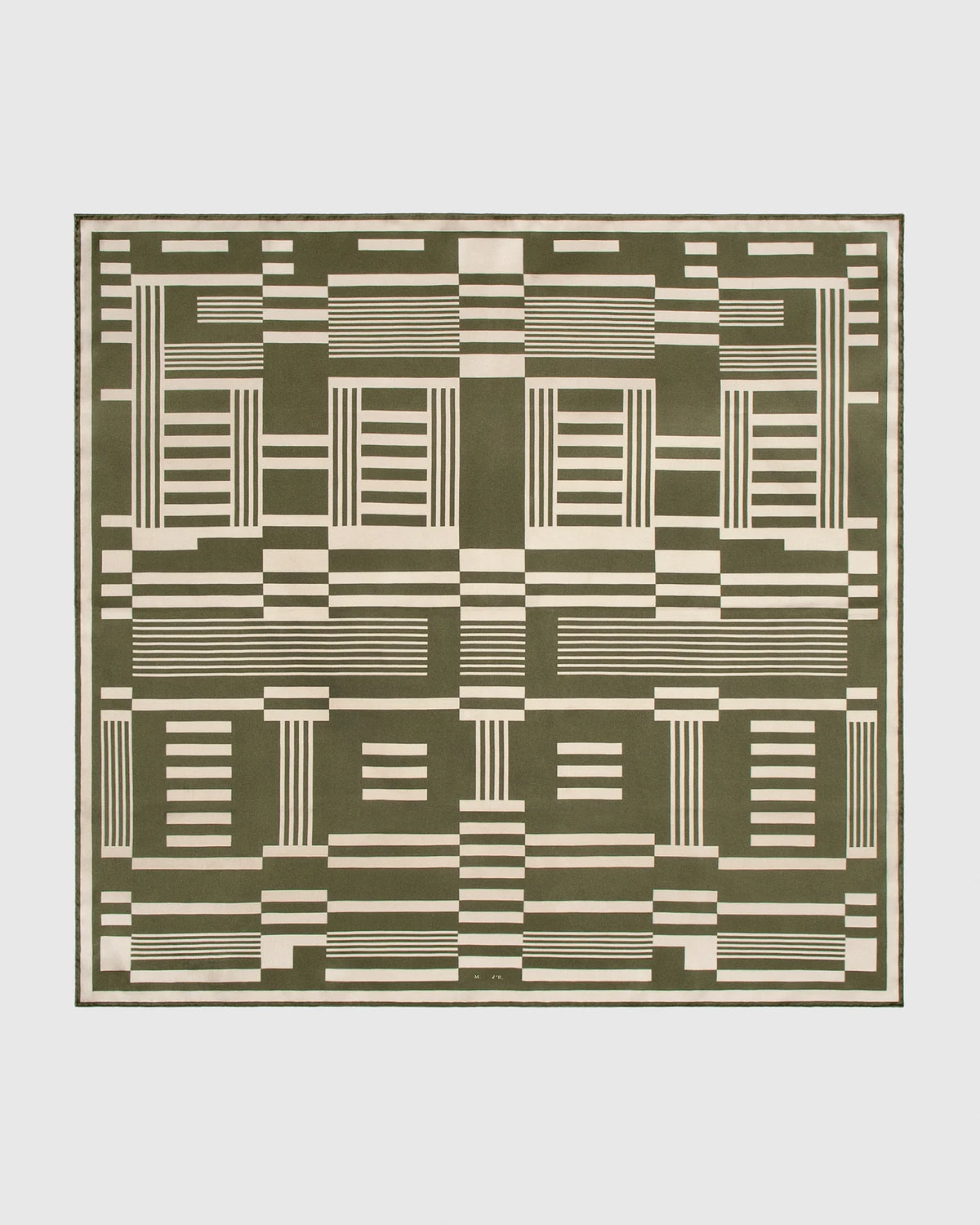 Maison d'Etto Moss Green Stable Scarf