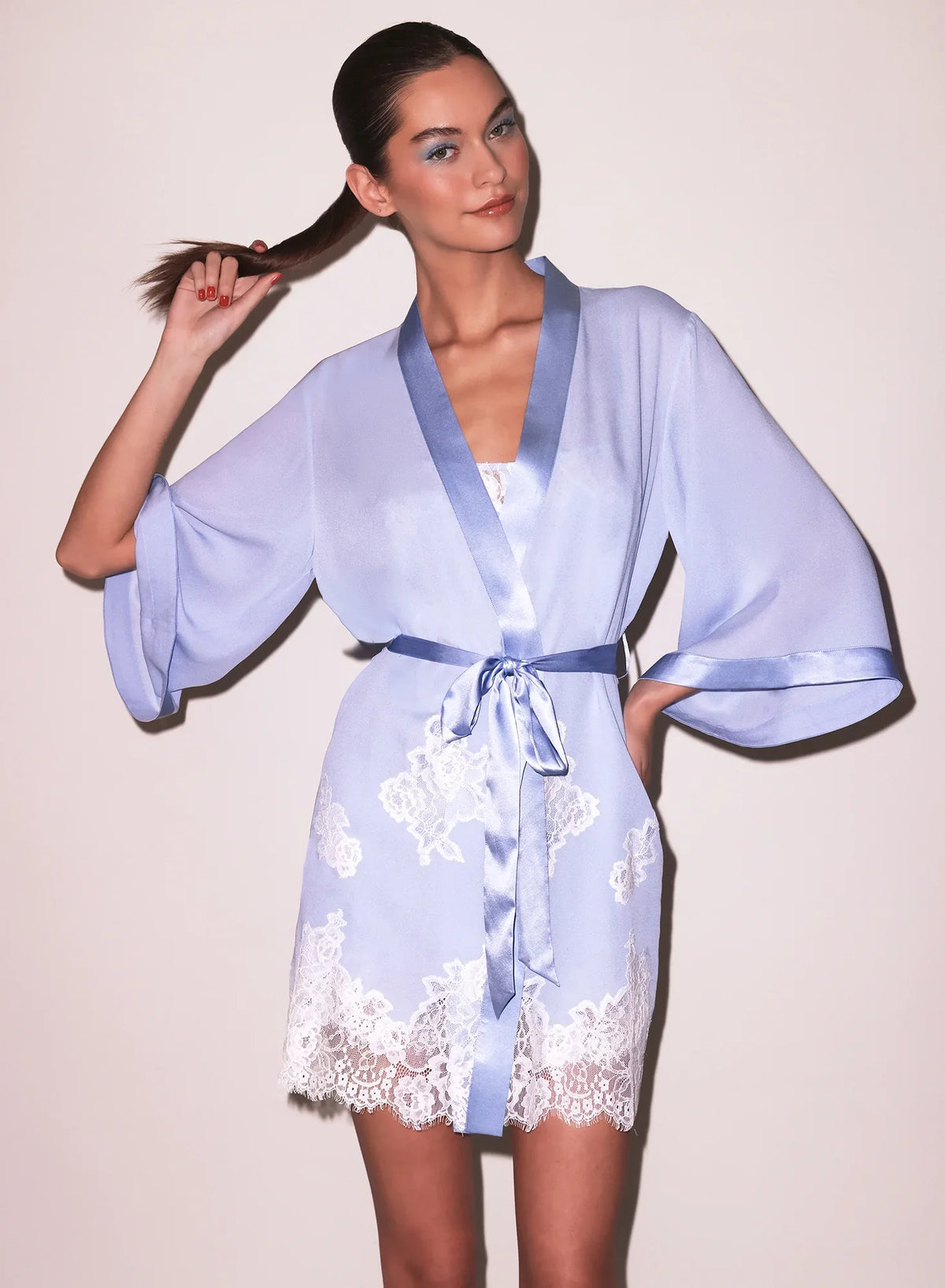 Fleur Du Mal Juliet Lace Applique Robe – styled with Juliet Lace Applique Slip