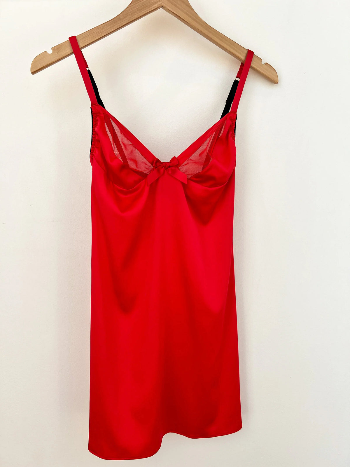 Emma Harris Grace Red Silk Slip