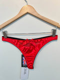 Emma Harris Grace Red Silk Thong