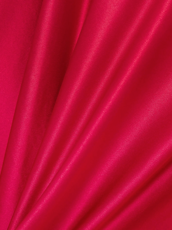 Olivia von Halle Bliss Camisole and Long Pant Pajama Set, Plum or Ruby – detail view