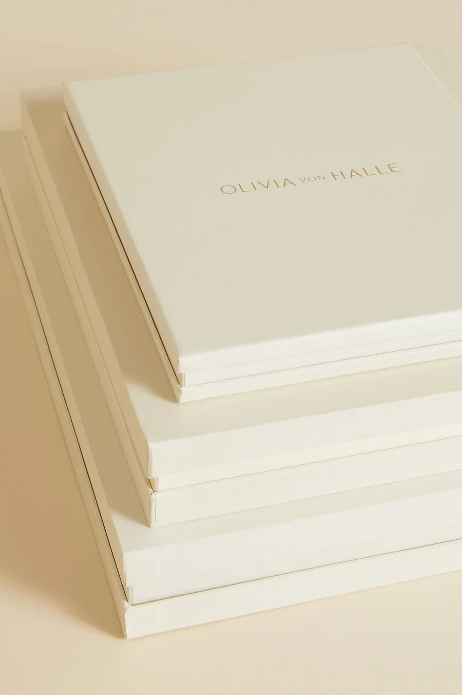 Olivia von Halle silk sleepwear – styled editorial view