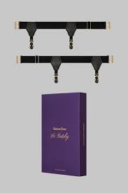 SCANDAL Le Gatsby Sock Garters with gold-tone hardware