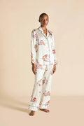 Olivia von Halle Lila Cora Ivory Goldfish Pajamas