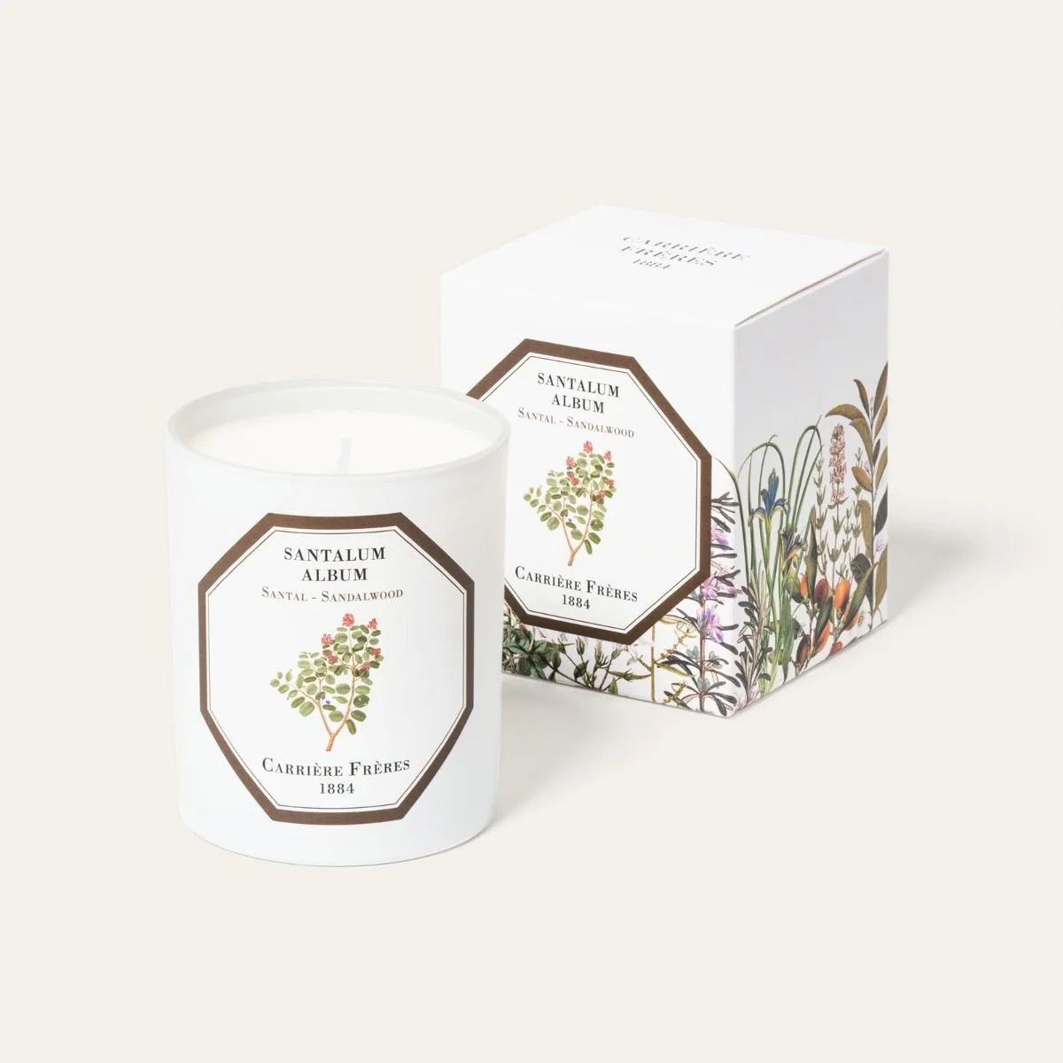 Carrière Frères Natural Sandalwood Scented Candle
