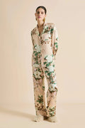 Olivia Von Halle Lila Tirtoff Silk Pajama Set